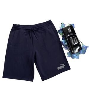 Puma NWT Performance Navy Sweat Shorts Men L